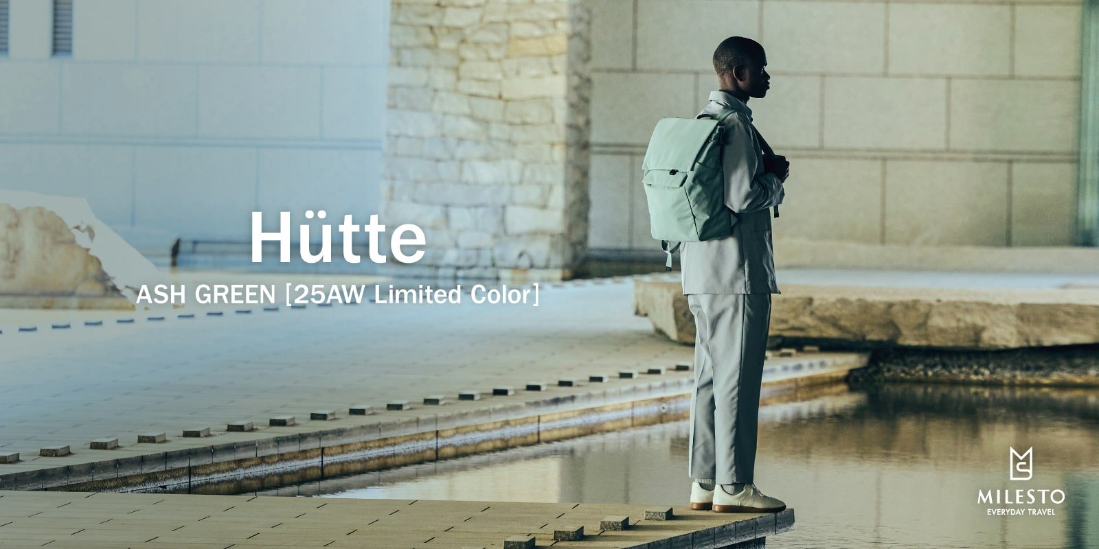 Hutte 限定カラー アッシュグリーン