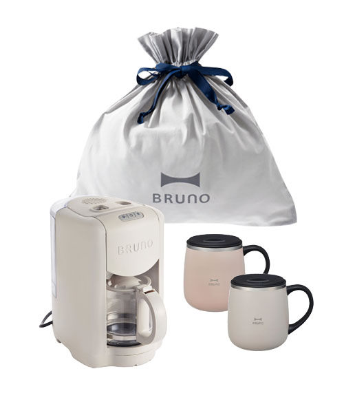 BRUNO ブルーノ 4 カップ コーヒーメーカー ベージュ 【信頼