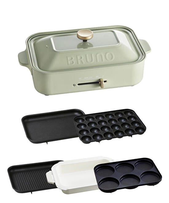 BRUNO ホットプレート 直営店限定カラー「ミントグレー」の通販