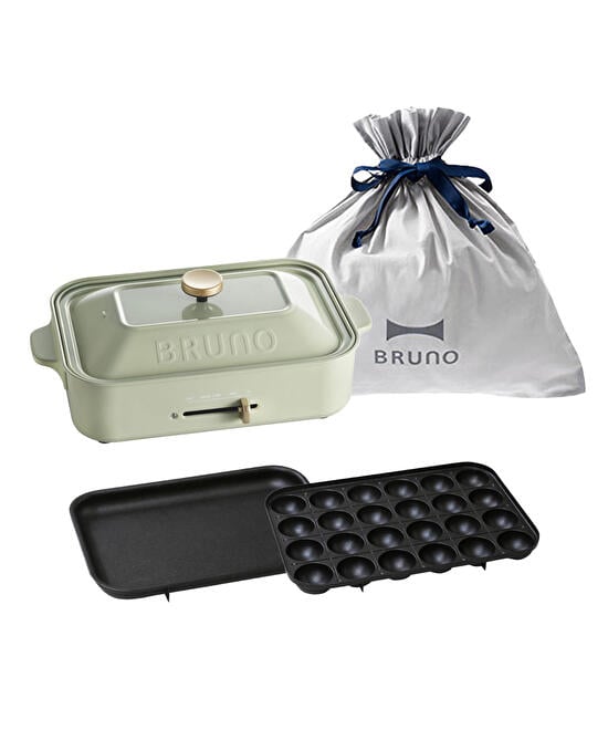 BRUNO ホットプレート 直営店限定カラー「ミントグレー」の通販