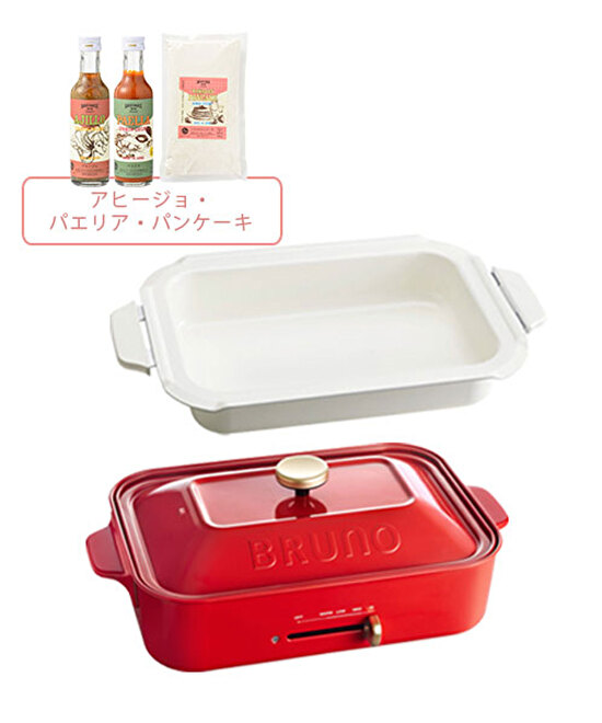 【FS】コンパクトホットプレート+鍋+COOKING SET 01