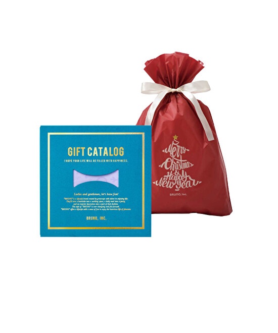 BRUNOカタログギフト（パステルラベンダー）クリスマスギフト巾着セット