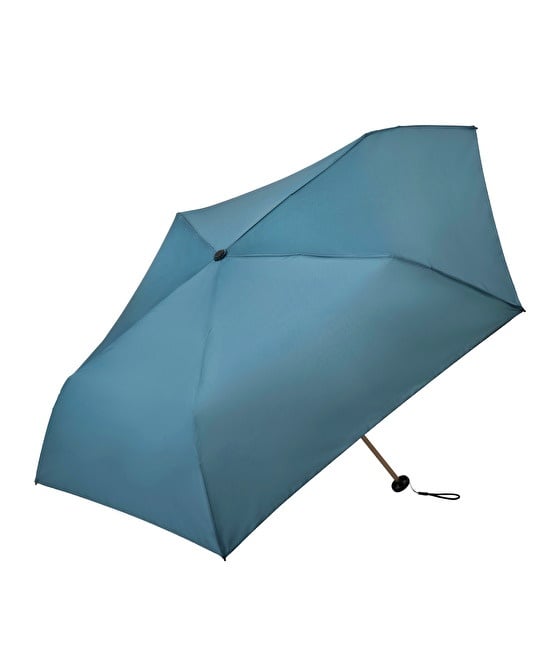 軽量マルチウェザーアンブレラ 晴雨兼用折りたたみ傘 撥水ポーチ付 ブルーグリーンの通販 BRUNO online