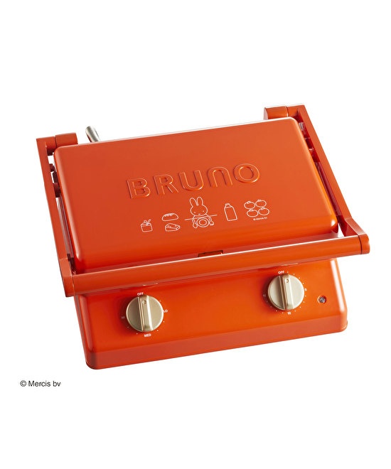 miffy グリルサンドメーカー ダブル bruna redの通販 | BRUNO online