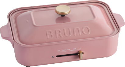 BRUNO コンパクトホットプレート 10周年記念カラーローズピンク ARIGA10 ‐ BRUNO 10th Anniversary -|BRUNO10周年記念 特設