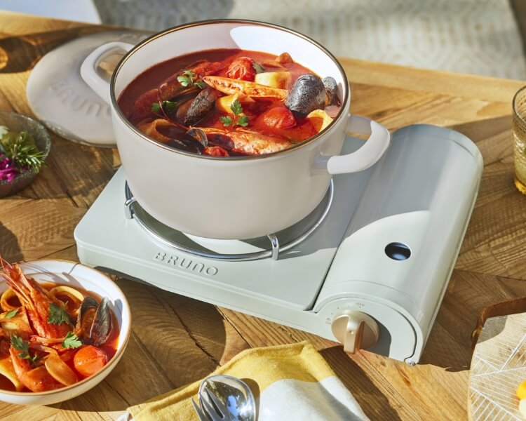 カセットコンロ ホーロー ブルーノ Bruno Bruno Online カセットコンロ ホーロー ブルーノ Bruno Bruno Online