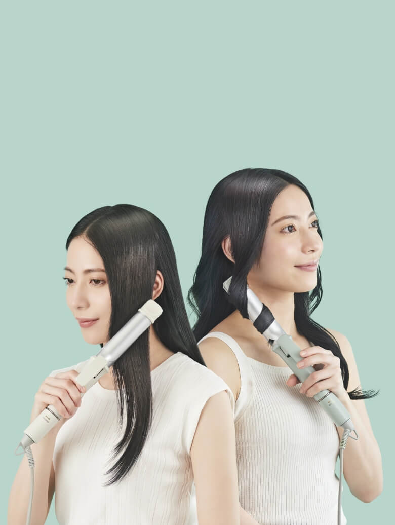 2WAYヘアアイロン|ストレートもカールも自由自在。髪に優しい美 2WAYヘアアイロン|ストレートもカールも自由自在。髪に優しい美