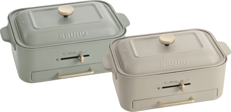 BRUNO ブルーノ　ホットプレート グランデ　シダーベージュ 調理機器 公式直営