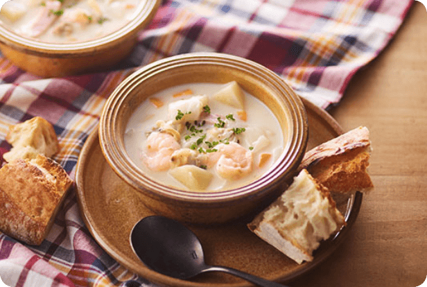 クラムチャウダー
