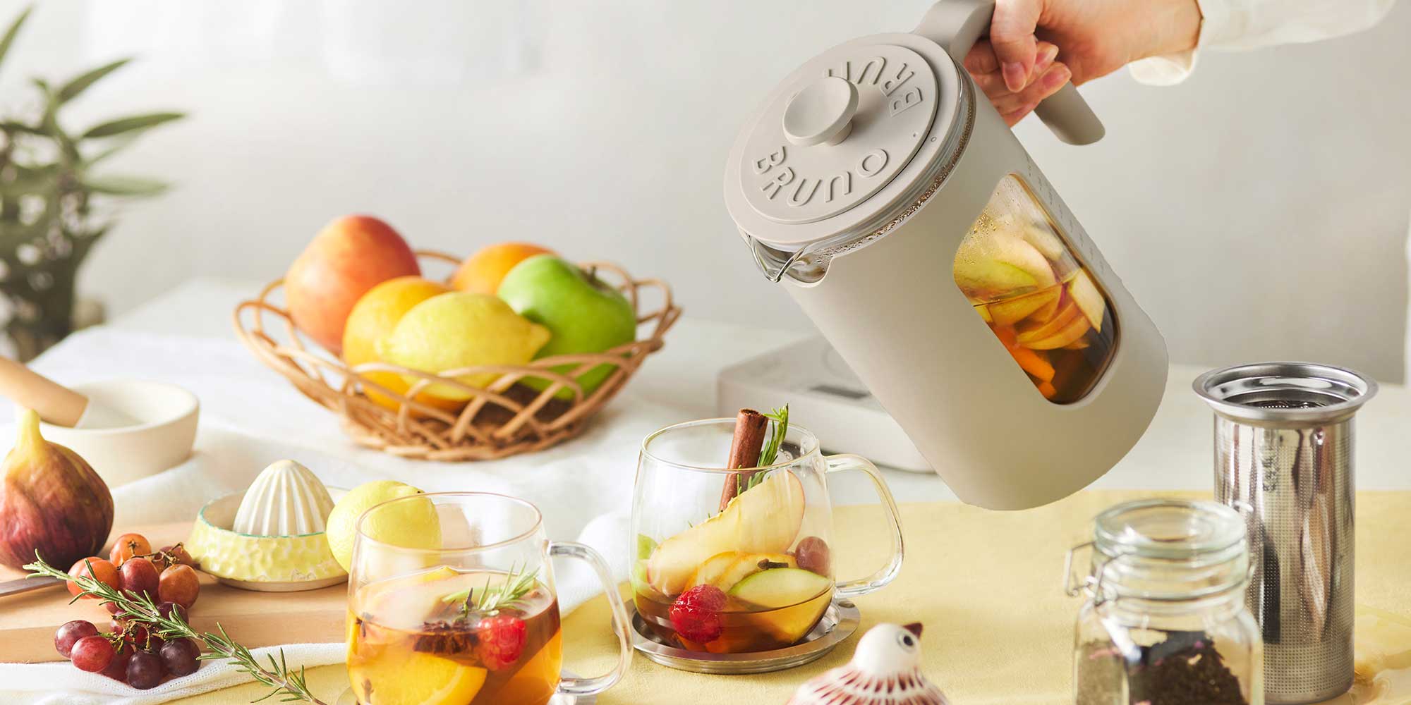 BRUNO crassy 温度調節マルチケトル