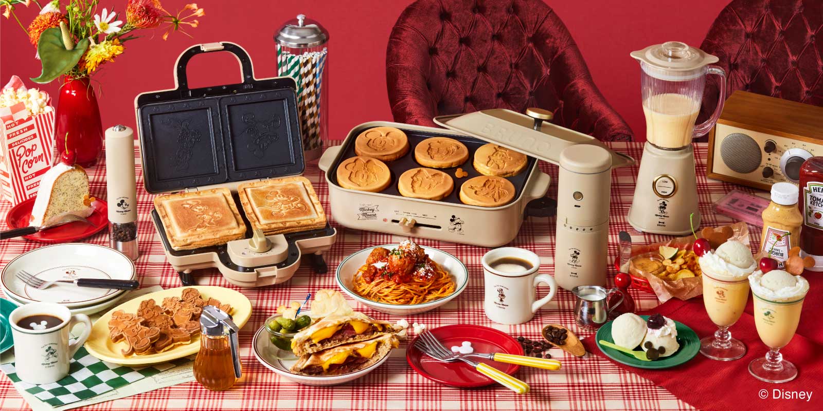 ディズニーデザインのキッチンアイテムが新登場|ブルーノ(BRUNO)| BRUNO online