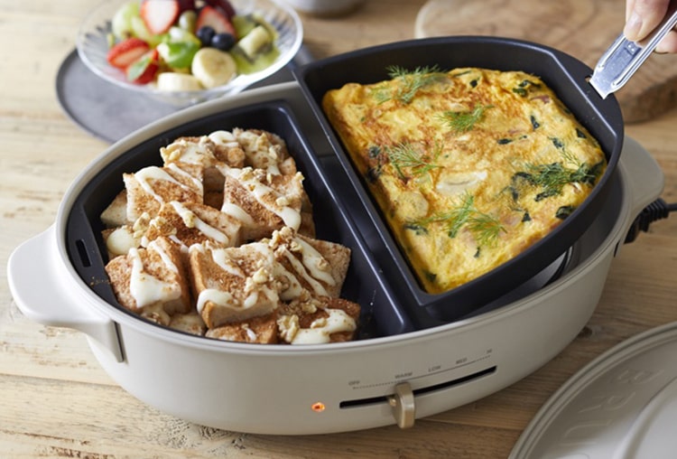 BRUNO(ブルーノ)ホットプレート グランデサイズ用 セラミックコート鍋