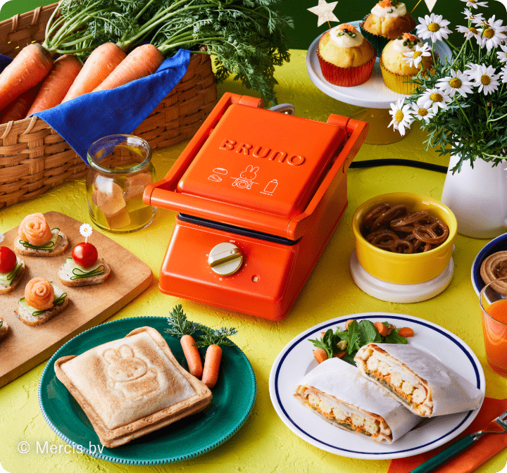 miffy × BRUNO グリルサンドメーカー シングル