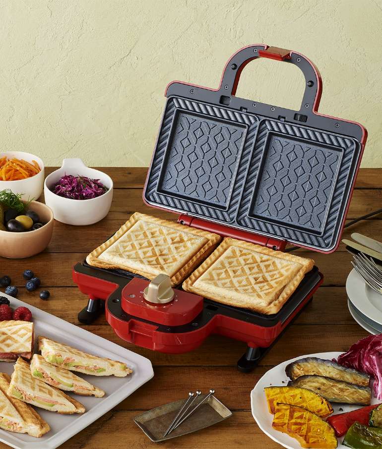 ホットサンドメーカー ダブル