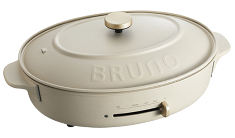 brunocrassy+オーバルホットプレートグレージュ