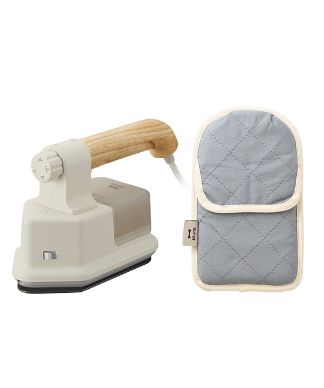 ハンディ&プレススチーマー&2WAYアイロンミトンセット スチーマー グレージュ