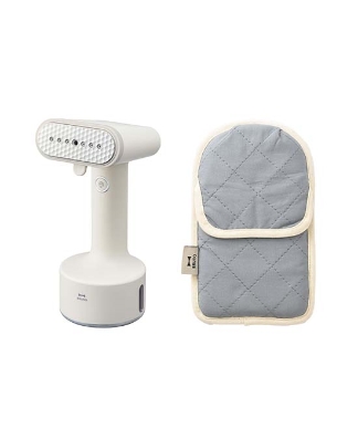 スタイリングハンディスチーマー&2WAYアイロンミトンセット スチーマー グレージュ