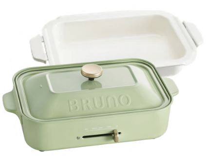 コンパクトホットプレート グラスグリーン