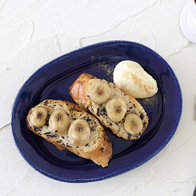 バナナチーズティー風フレンチトースト