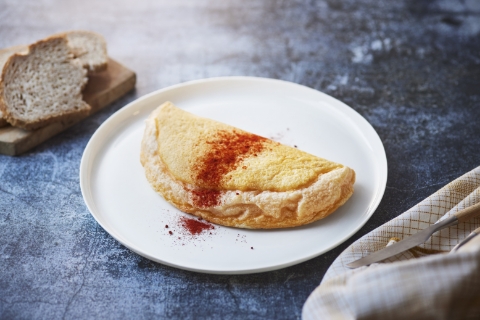 泡立てる スフレオムレツ