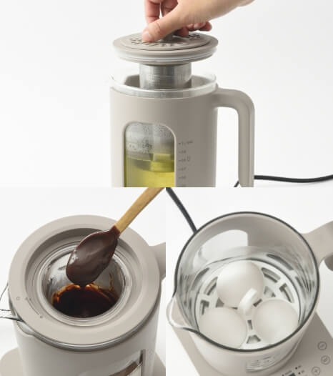 レシピの幅が広がる 3つの付属品