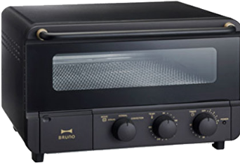 BRUNO crassy+ スチーム&ベイク トースター ブラック