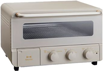 BRUNO crassy+ スチーム&ベイク トースター グレージュ