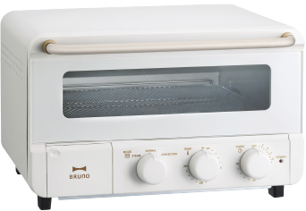 BRUNO crassy+ スチーム&ベイク トースター ホワイト