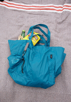 Packable big tote bag