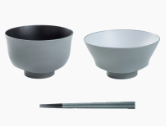 お茶碗、汁椀とお箸のペアセット