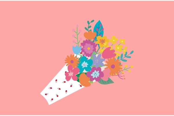 STEP3 お花が届きます!